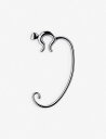 ALESSI ミノウ カーブ ステンレススチール パース フック 10.6cm Minou curved stainless-steel purse hook 10.6cm