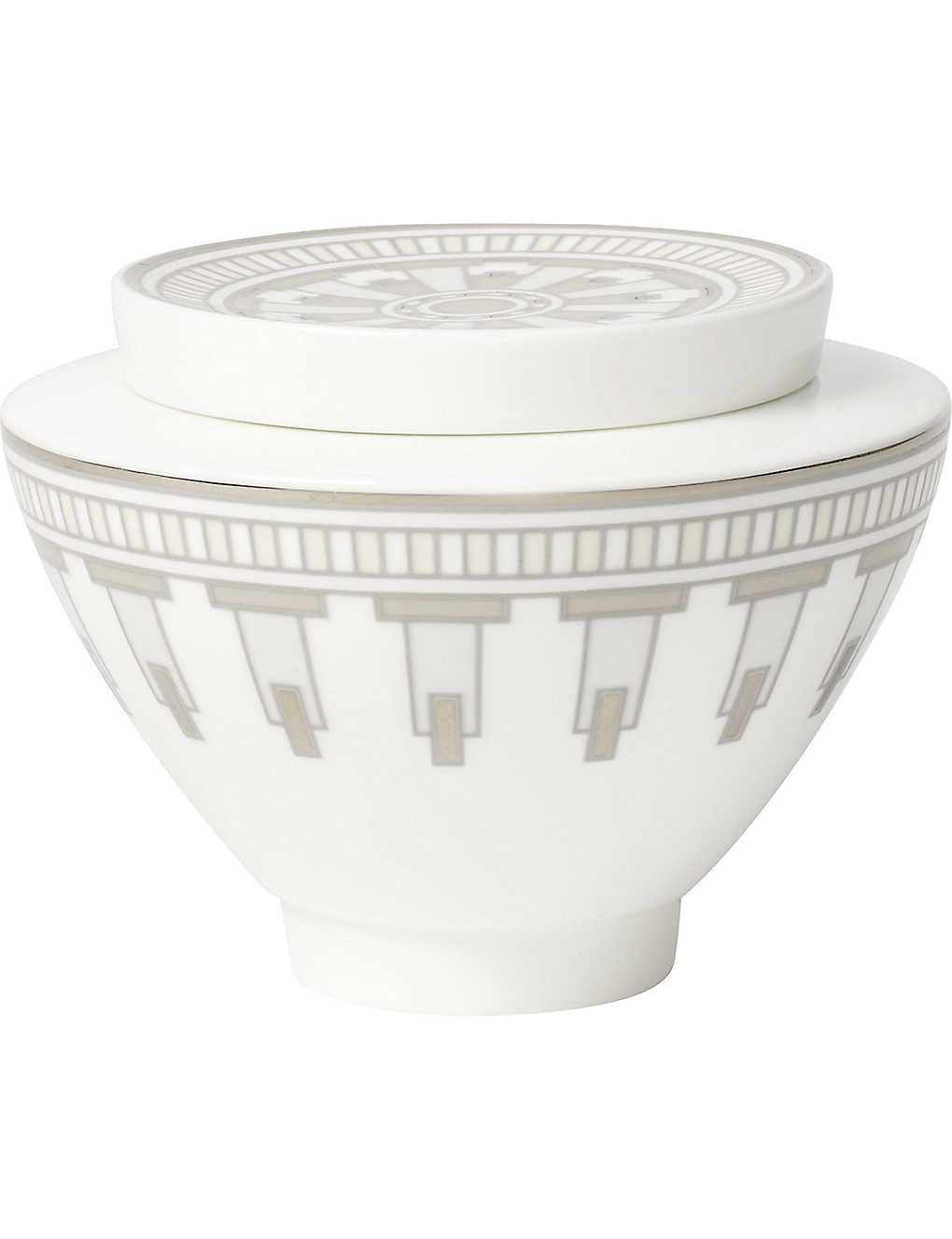 VILLEROY & BOCH ラクラシカ コンチュラ ポーセレイン シュガー ポット La Classica Contura porcelain sugar pot #WHITE