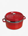 STAUB ラウンド キャストアイロン ココット ウィズ スチーマー 26cm Round cast iron cocotte with steamer 26c...