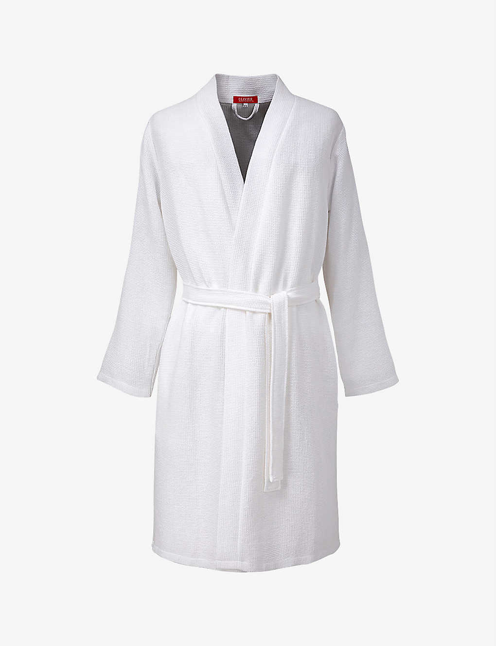 OLIVIER DESFORGES ]u Rbg oX[u Zorba cotton bathrobe #BLANC