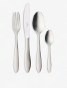 VILLEROY & BOCH アーサー ブラッシュ 24ピース ステンレススチール カトラリーセット Arthur Brushed 24-piece stai...