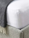 THE WHITE COMPANY サボイ ダブル フィット シート Savoy double fitted sheet #WHITE