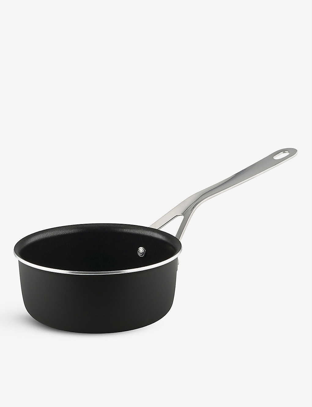 ALESSI アルミニウム アンド 18/10 ステンレススチール ソースパン Aluminium and 18/10 stainless steel saucepan #BLACK