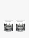 WATERFORD アイリッシュ レース エングレーブ クリスタル グラス タンブラー 2個セット Irish Lace engraved crystal-gl...