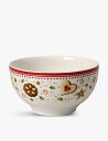 VILLEROY & BOCH ウィンター ベーカリー ディライト グラフィックプリント ポーセレイン ボウル 29.5cm Winter Bakery Delight graphic-print porcelain bowl 29.5cm