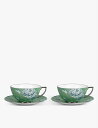 JASPER CONRAN @ WEDGWOOD チノイシリー ファイン ボーン チャイナ ティーカップ アンド ソーサー 2個セット Chinoiserie fine bone china teacup and saucer set of two