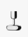 IITTALA iv X`[ Lh z_[ 10.7cm Nappula steel candle holder 10.7cm