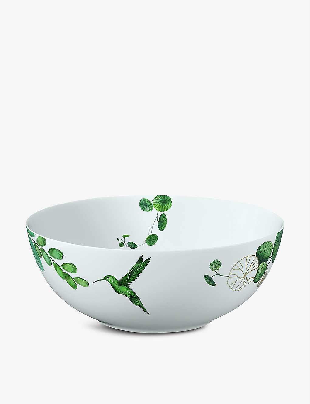 VILLEROY & BOCH A@A [tvg |[ZC T_ {E 23cm Avarua leaf-print porcelain salad bowl 23cm