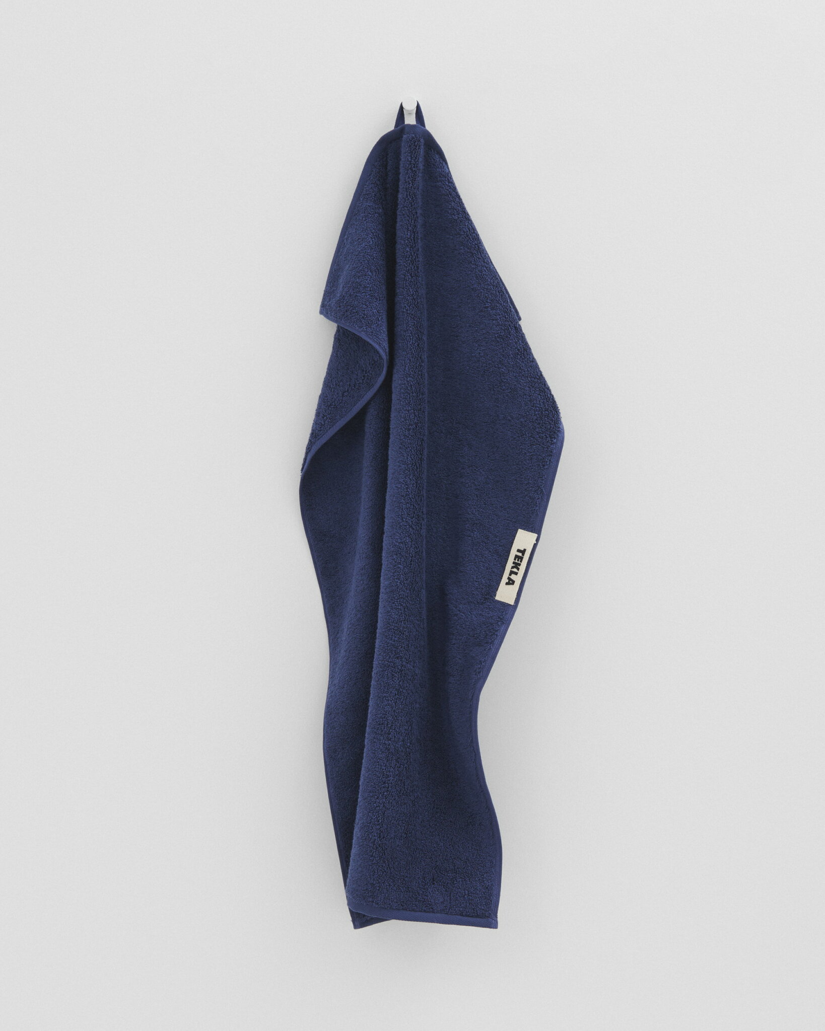 Tekla 100% Organic Cotton Guest Towel 100%オーガニックコットン ゲストタオル 1枚入り 【ネイビー】