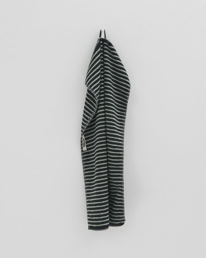 Tekla 100% Organic Cotton Guest Towel 100%オーガニックコットン ゲストタオル 1枚入り 【ブラック&ミント】 Tekla 100% Organic Cotton Guest Towel 100%オーガニックコットン ゲストタオル 1枚入り 【ブラック&ミント】
