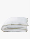 THE WHITE COMPANY サマートンキング コットンデュベカバー 225cm x 220cm Somerton King cotton duvet cover 225cm x 220cm WHITE/NATURAL