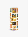 SELETTI ZbeBEFAYgCbgy[p[t[Y ~KXԕr 50cm Seletti Wears Toiletpaper Frames cylindrical glass vase 50cm