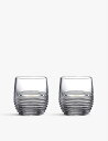 WATERFORD ミクソロジーサーコン クリスタルガラス コップ 2個セット Mixology Circon crystal-glass tumblers set of two