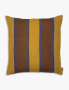FERM LIVING Oh XgCv Rbg&l NbV 50cm x 50cm Grand stripe cotton and linen-blend cushion 50cm x 50cm