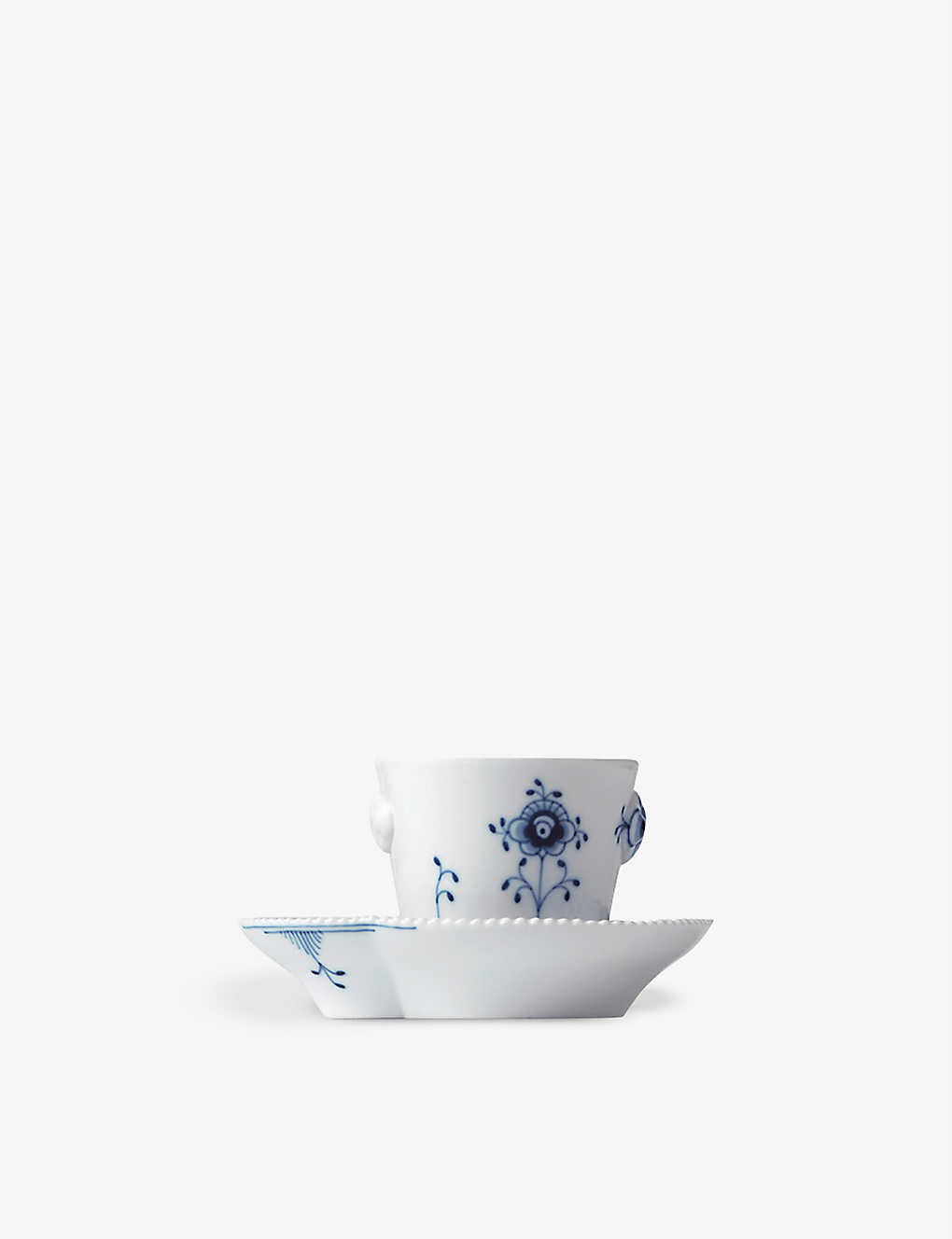 ROYAL COPENHAGEN ֥롼 ץå 參å&å 5.5cm Blue Elements espresso porcelain cup and saucer 5.5 cm