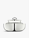 CHRISTOFLE ベルティゴ 銀メッキ メタル キャビアセット Vertigo silver-plated metal caviar set