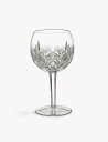 WATERFORD XA NX^COX 19.3cm Lismore crystal wine glass 19.3cm