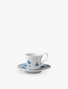 ROYAL COPENHAGEN ֥롼 參å& 9cm Blue Elements porcelain cup and saucer 9cm