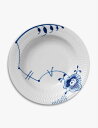 ROYAL COPENHAGEN u[t[ebhK [M 21cm Blue Fluted Mega porcelain deep plate 21cm