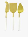BE HOME ステンレススチール チーズナイフ 3個セット Stainless steel cheese knives set of three