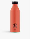 24 BOTTLES アーバンボトル ロゴプリント ステンレススチール ウォーターボトル 500ml Urban Bottle logo-print stainless-steel water bottle 500ml