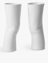 SELETTI エレ 足型 器花瓶 2個セット Elle leg-shaped porcelain vases set of two