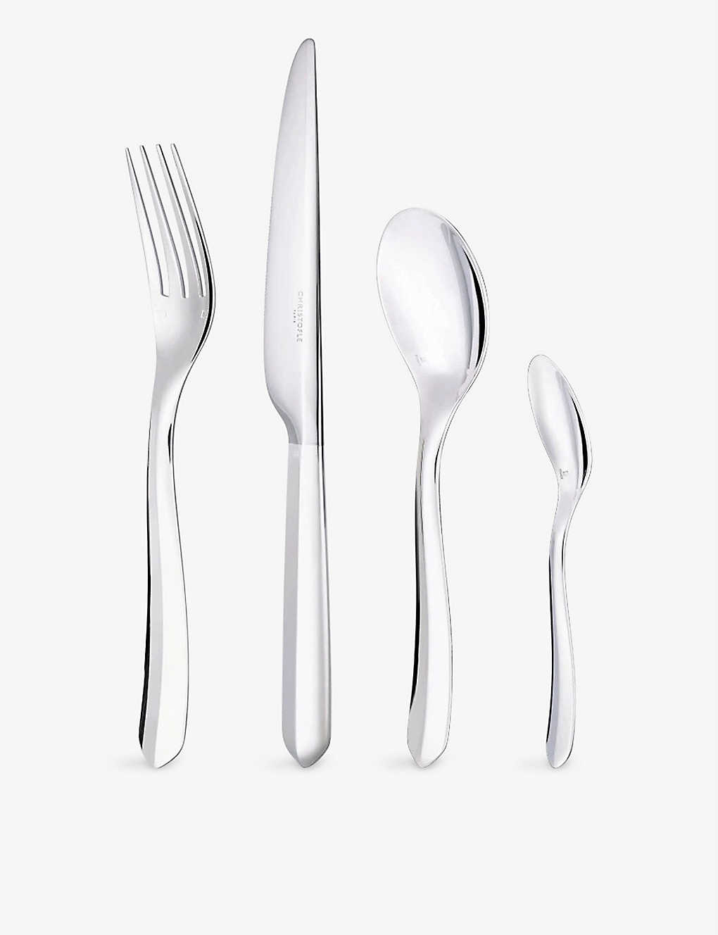 CHRISTOFLE ե å 륫ȥ꡼ 24ĥå Infini silver-plated steel cutlery 24-piece set