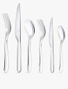 CHRISTOFLE インフィニ 銀メッキ スチールカトラリー 36個セット Infini silver-plated steel cutlery 36-pie...