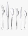 CHRISTOFLE インフィニ 銀メッキ スチールカトラリー 36個セット Infini silver-plated steel cutlery 36-piece set