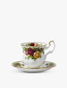 ROYAL ALBERT オールドカントリーローズ ファイン チャイナ ティーカップ&ソーサーセット Old Country Roses fine china teacup and saucer set