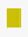 MOLESKINE クラシック ルールド エクストララージ ファブリックノート 24.7×19cm Classic ruled extra-large fabric notebook 24.7cm x 19cm Hay Yellow(3)