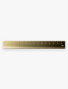 STONE MARKETING ロゴ エングレイブド ソリッドブラス ルーラー 15cm Logo-engraved solid-brass ruler 15c...