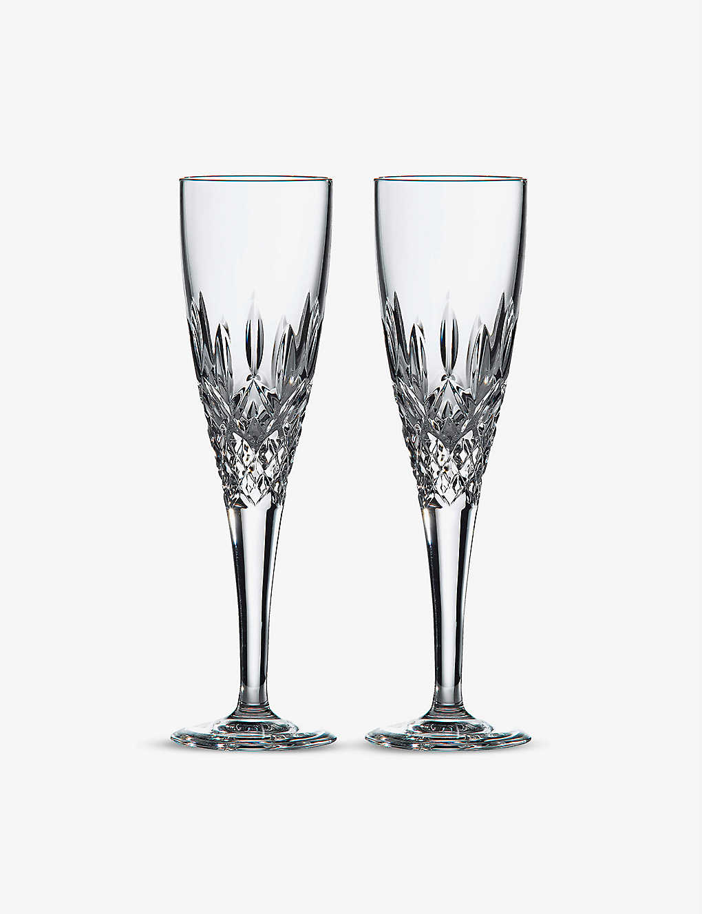 ROYAL DOULTON ハイクレア クリスタルグラス シャンパンフルート 4個セット Highclere crystal-glass champagne flutes set of four