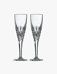 ROYAL DOULTON ハイクレア クリスタルグラス シャンパンフルート 4個セット Highclere crystal-glass champagne flutes set of four