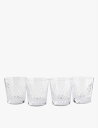 SOHO HOME バーウェル ダイヤモンドカット クリスタルタンブラー 4個セット Barwell diamond-cut crystal tumblers set of four