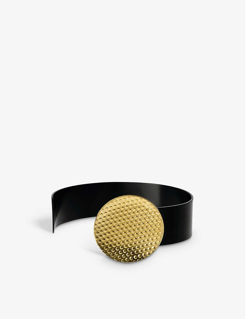 ALESSI アクタ ゴールドトーン サーキュラー ステンレススチール ブレスレット Acta gold-tone circular stainless-steel bracelet NOCOLOR