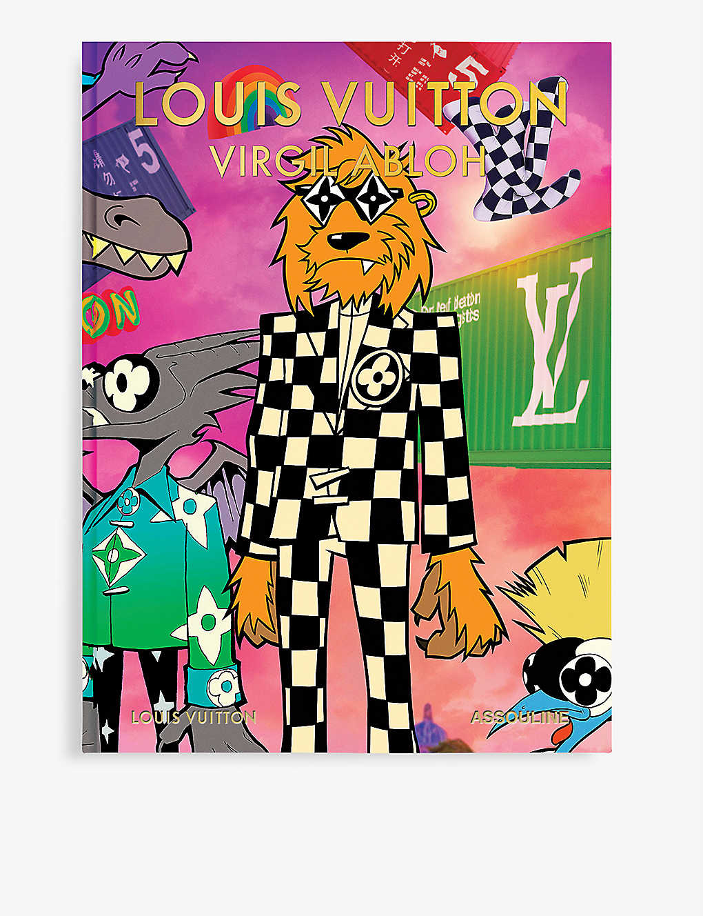 ASSOULINE ルイ・ヴィトン ヴァージル・アブロー カートゥーンカバーブック Louis Vuitton: Virgil Abloh cartoon-cover book