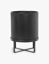 FERM LIVING Bau ラージ エレベーテッド スチールポット 38cm Bau large elevated steel pot 38cm BLACK