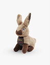 BARBOUR ラビット ロゴ エンブロイダード ウーブン ドッグトイ Rabbit logo-embroidered woven dog toy