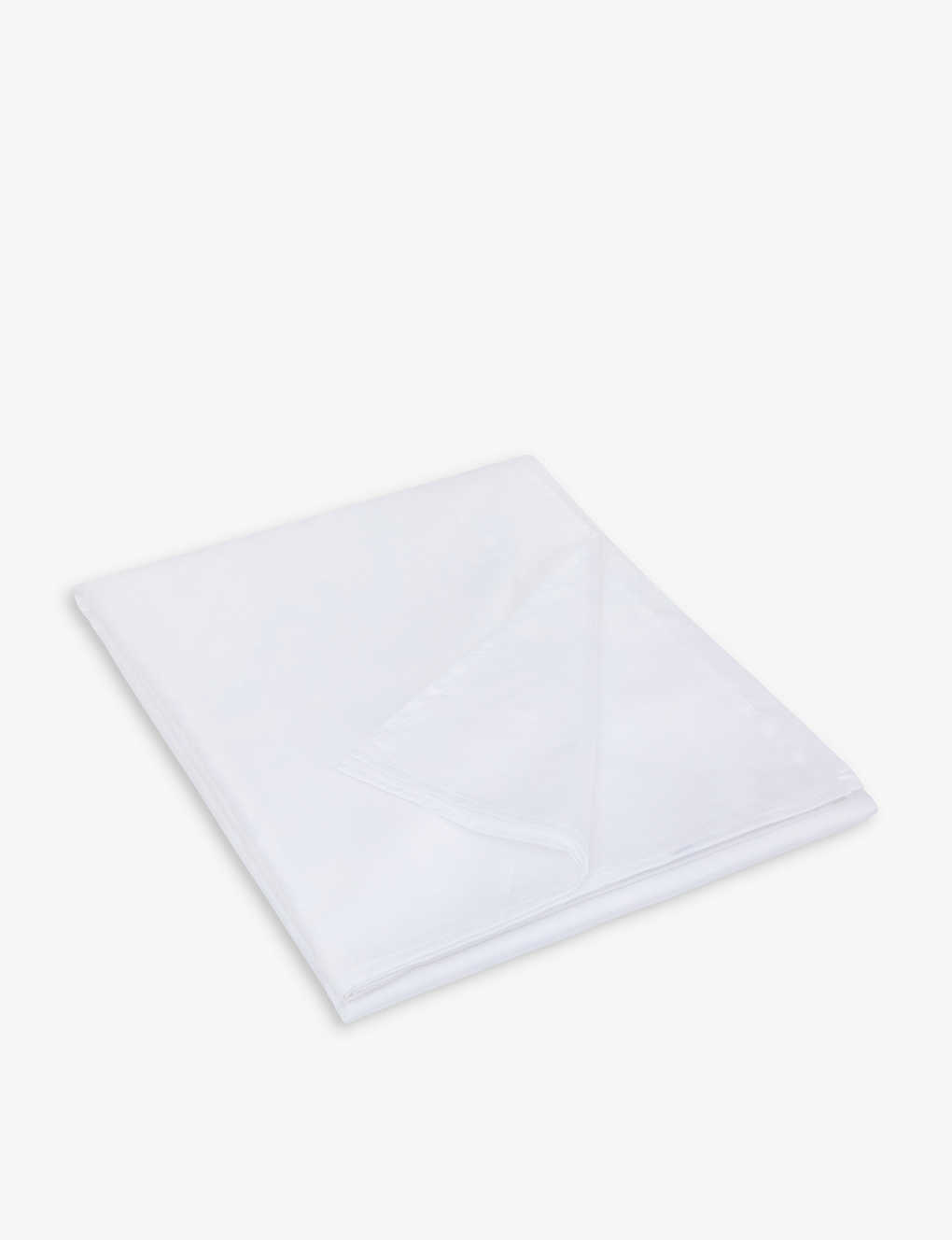 THE WHITE COMPANY TeB[ Rbg _u tbgV[c Sateen cotton double flat sheet WHITE