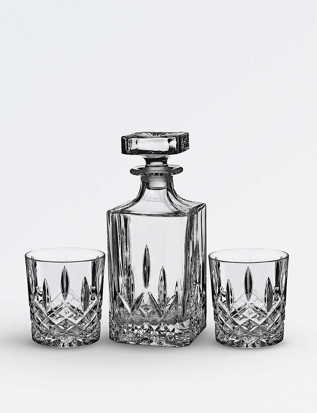 ROYAL ALBERT マーキス・マーカム クリスタルデキャンタ&グラスセット Marquis Markham crystal decanter and glasses set