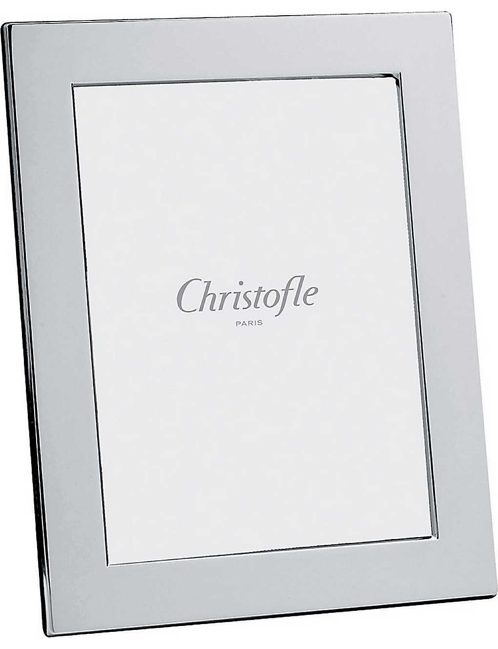 CHRISTOFLE フィデリオ シルバー フォトフレーム 7×9インチ Fidelio silver photo frame 7x9 039 039 SILVER