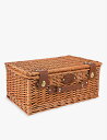 LES JARDINS DE LA COMTESSE マーリー ウィッカー ピクニックバスケットセット 4人セット Marley wicker picnic basket set for 4 people