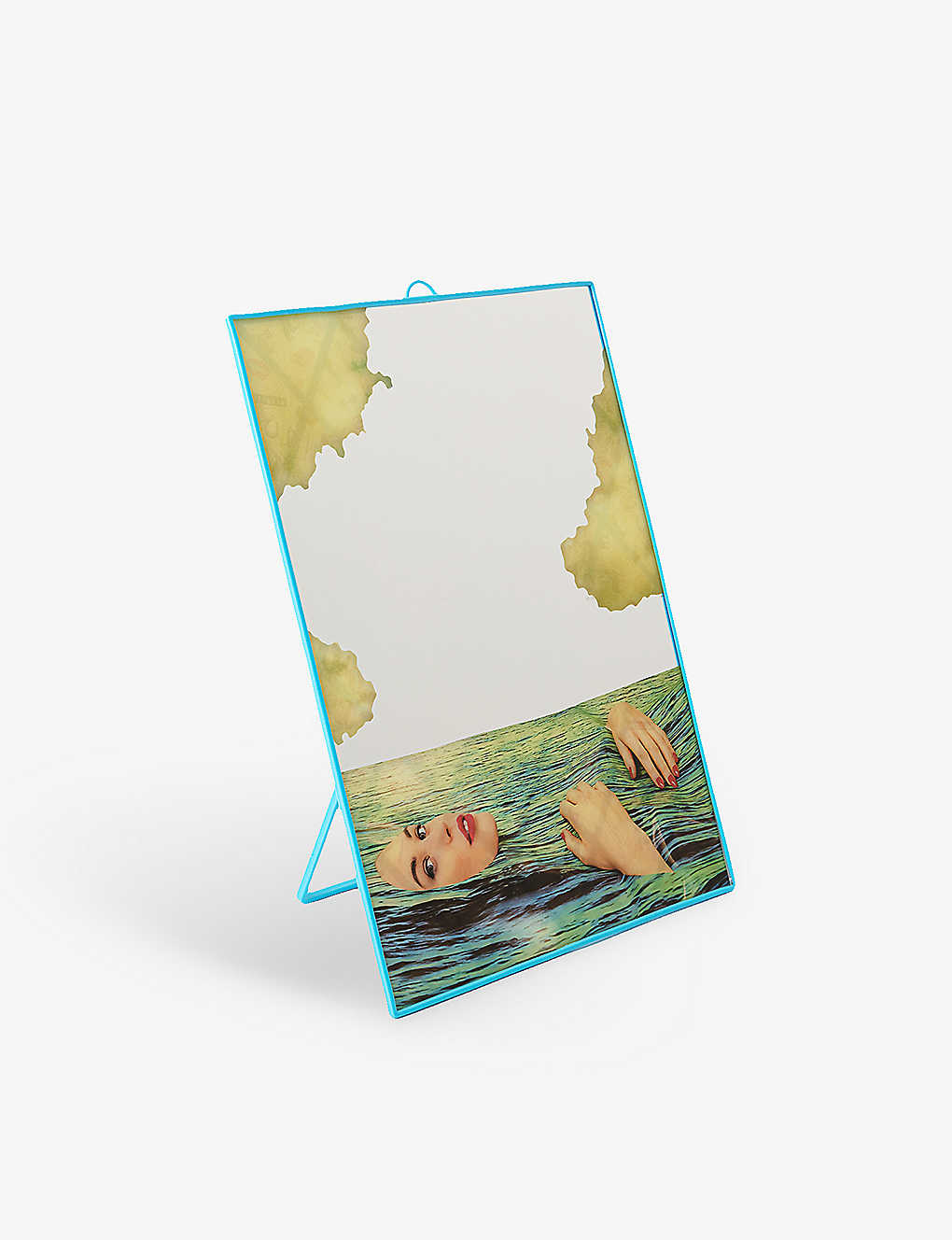 SELETTI セレッティー&トイレットペーパー シー ガールプリント ビッグガラスミラー 40cm Seletti x TOILETPAPER sea girl-print big glass mirror 40cm