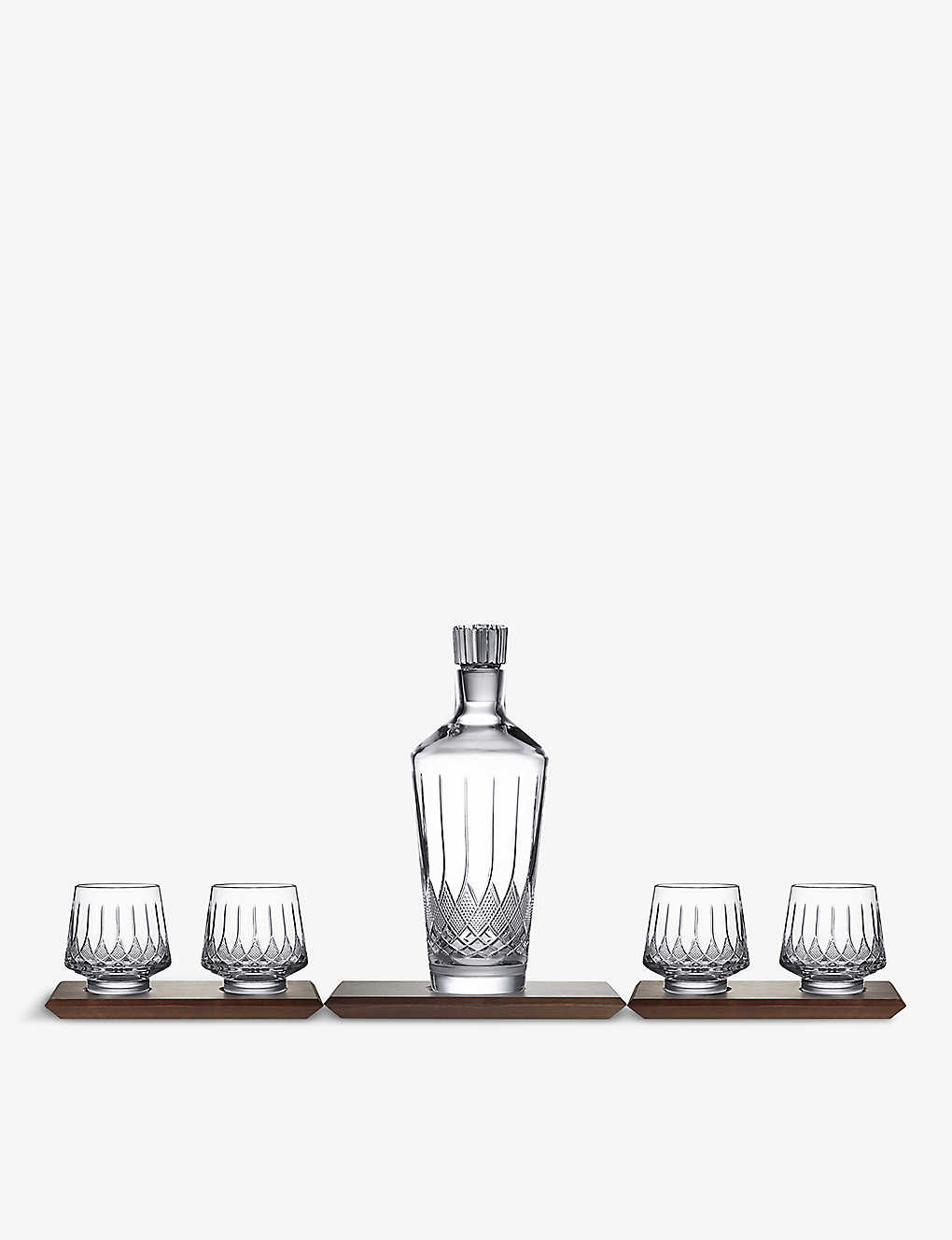 WATERFORD Y[ A[JX NX^KX 8s[X o[EFAZbg Lismore Arcus crystal-glass eight-piece barware set