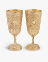 THIS OLD THING LONDON プリラブド エンボス メタルゴブレット 2個パック Pre-loved embossed metal goblets...
