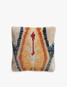 SOHO HOME アルダートン アブストラクトプリント ウールクッション 50×50cm Alderton abstract-print wool cushion 50cm x 50cm(3)