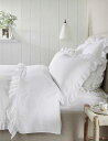 THE WHITE COMPANY カラ リネン ヘンプブレンド ダブル フィテッドシーツ 140×190cm Kara linen hemp-blend double fitted sheet 140cm x 190cm WHITE