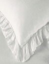 THE WHITE COMPANY カラ リネンブレンド ダブル フラットシーツ Kara linen-blend double flat sheet WHITE