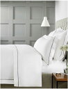 THE WHITE COMPANY サヴォイ コットン デューベイカバー シングル 200×140cm Savoy cotton duvet cover single 200cm x 140cm White/Mink(3)
